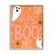 Stupell Industries Hey Boo Orange Halloween Ghosts Framed Giclee Art